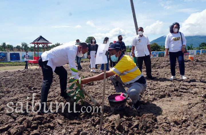 Kabupaten Lampung Selatan Memperingati Hari Air Sedunia 2021 Dengan Aksi Menanam Pohon